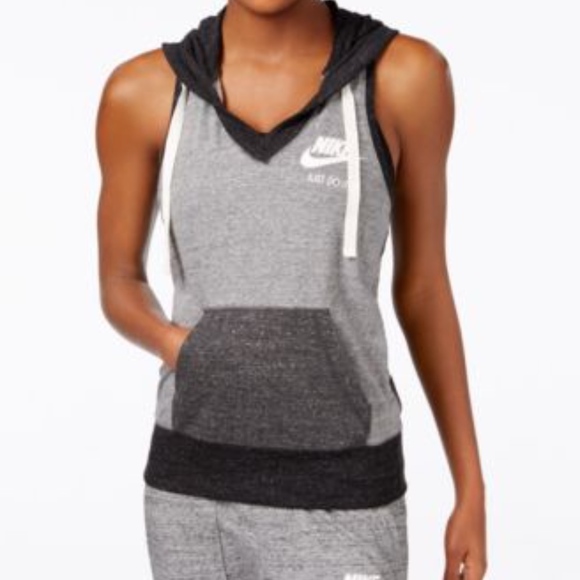 nike gym vintage lightweight sleeveless jumper